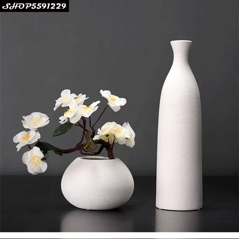 3 Piece Set of Simple White Striped Ceramic Vase Living Room Bedroom Furnishings Dried Flower Flower Arrangement Vase Home Decor
3 Piece Set of Simple White Striped Ceramic Vase Living Room Bedroom Furnishings Dried Flower Flower Arrangement Vase Home Decor