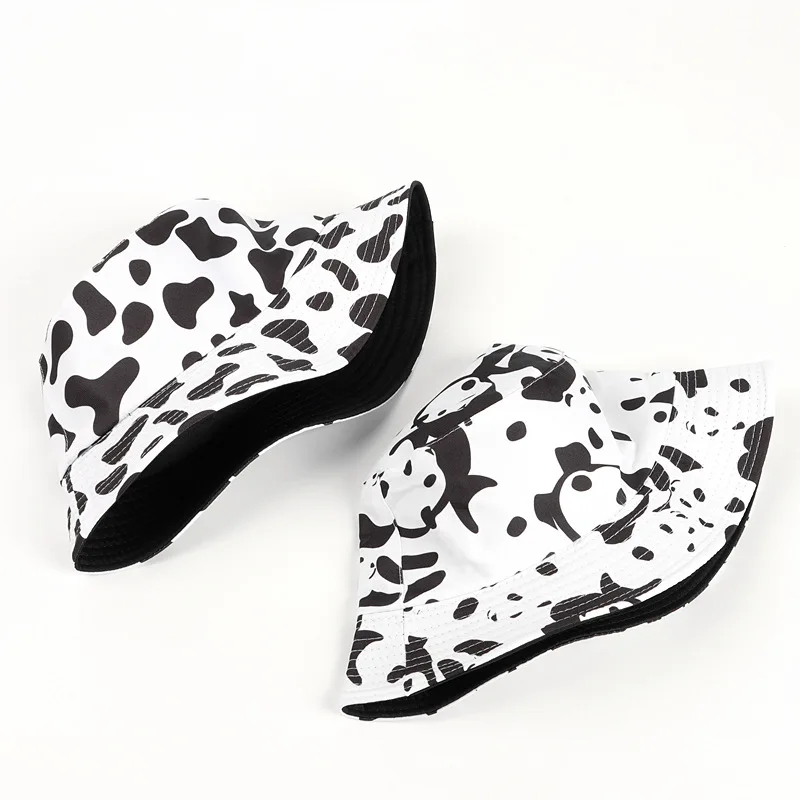 Hot selling cartoon panda fisherman hat female Korean leisure cow double-sided flat-top sun protection visor hat
Hot selling cartoon panda fisherman hat female Korean leisure cow double-sided flat-top sun protection visor hat