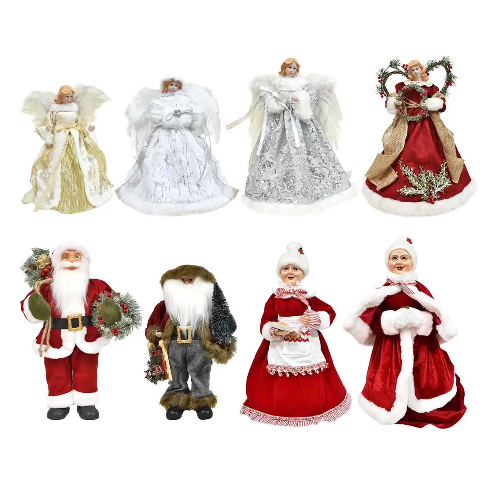 1 Piece Treetop Cute Beautiful Dolls Smiling Gift Creative Plush Figurine Xmas Angel Decoration for Party New Year Indoor Kids
1 Piece Treetop Cute Beautiful Dolls Smiling Gift Creative Plush Figurine Xmas Angel Decoration for Party New Year Indoor Kids