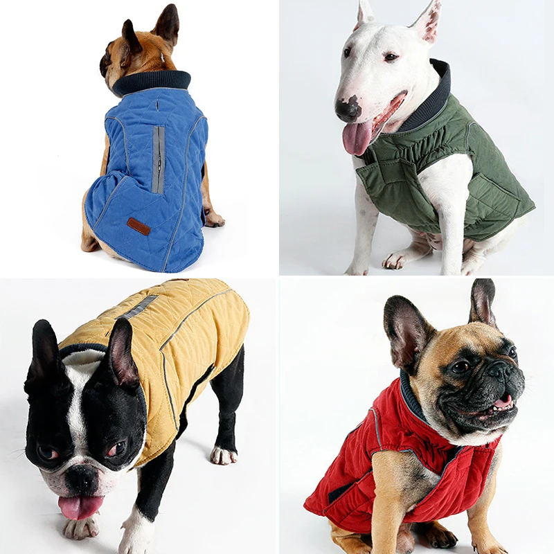 Warm Dog Coat Winter Outdoor Dog Jacket Thicken Reflective Pet Vest For Small Medium Clothes Pet Adjustable Large Dogs XS-XXXL
Warm Dog Coat Winter Outdoor Dog Jacket Thicken Reflective Pet Vest For Small Medium Clothes Pet Adjustable Large Dogs XS-XXXL