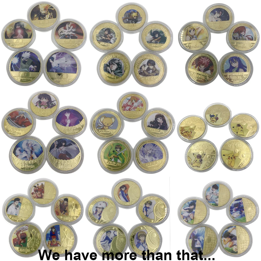 Japanese classic anime Gold souvenir Coin metal Collectible Gift for kids gold plated Commemorative coin cartoon birthday gifts
Japanese classic anime Gold souvenir Coin metal Collectible Gift for kids gold plated Commemorative coin cartoon birthday gifts