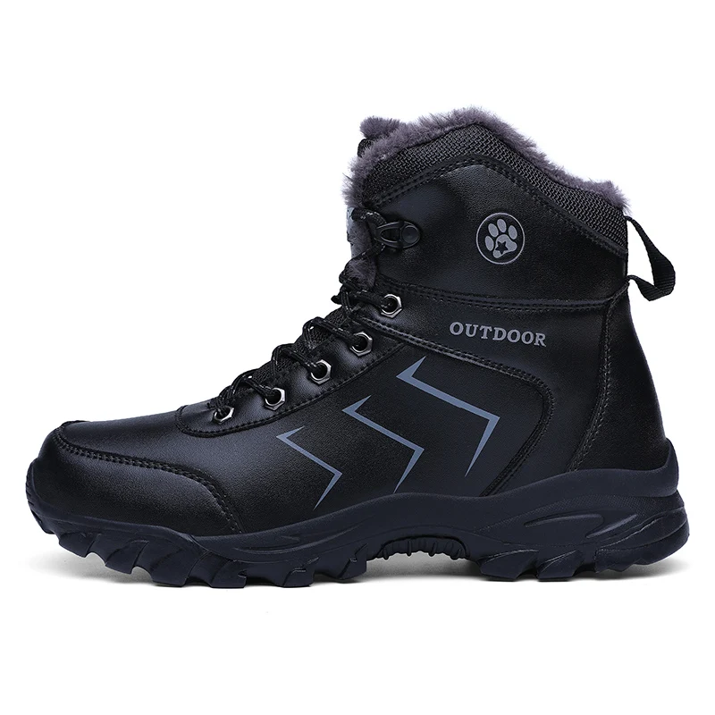 H2-717 PU Men Boots Waterproof Warm Fur Snow Boots Men Outdoor Winter Work Casual Shoes Military Combat Rubber Ankle Boots
H2-717 PU Men Boots Waterproof Warm Fur Snow Boots Men Outdoor Winter Work Casual Shoes Military Combat Rubber Ankle Boots