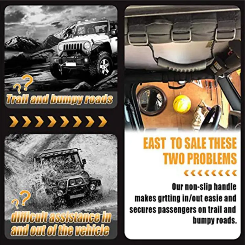 Car Grab Handle For Off-road Wrangler UTV ATV Jeep Wrangler TJ YJ JK Rear Side Car Grab Handle Bar Roll Grips Holder
Car Grab Handle For Off-road Wrangler UTV ATV Jeep Wrangler TJ YJ JK Rear Side Car Grab Handle Bar Roll Grips Holder