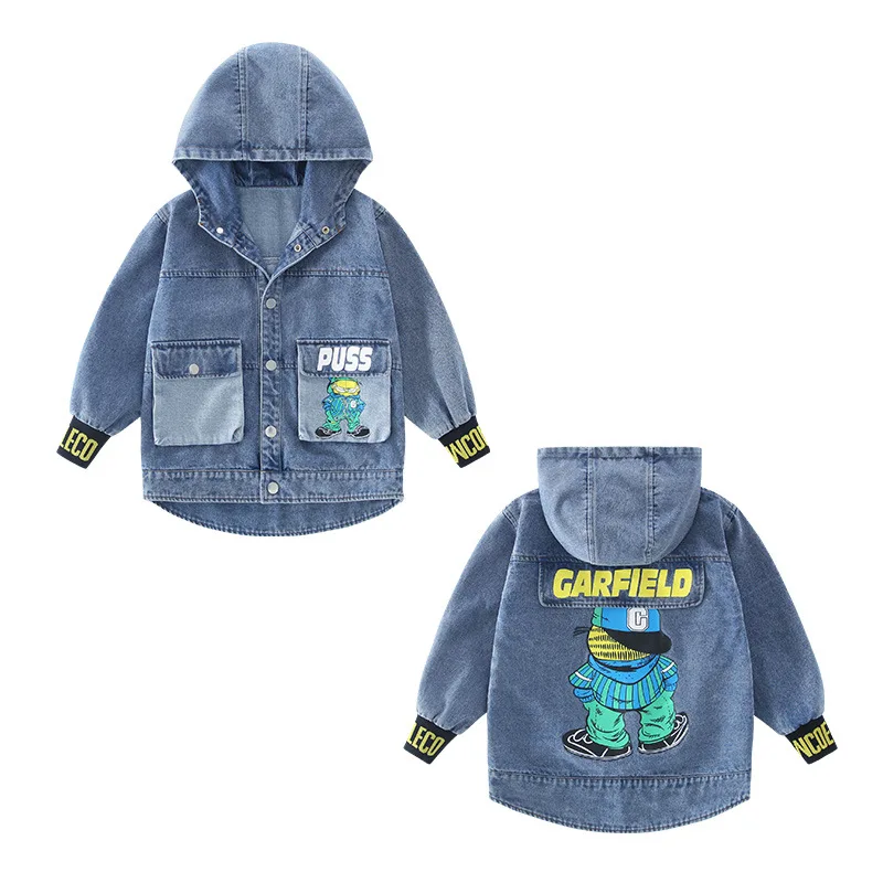 New Loose Spring Autumn Boys Coat Jackets Children's Clothing Kids Top Outwear Teenager Sport Beach School High Quality
New Loose Spring Autumn Boys Coat Jackets Children's Clothing Kids Top Outwear Teenager Sport Beach School High Quality
