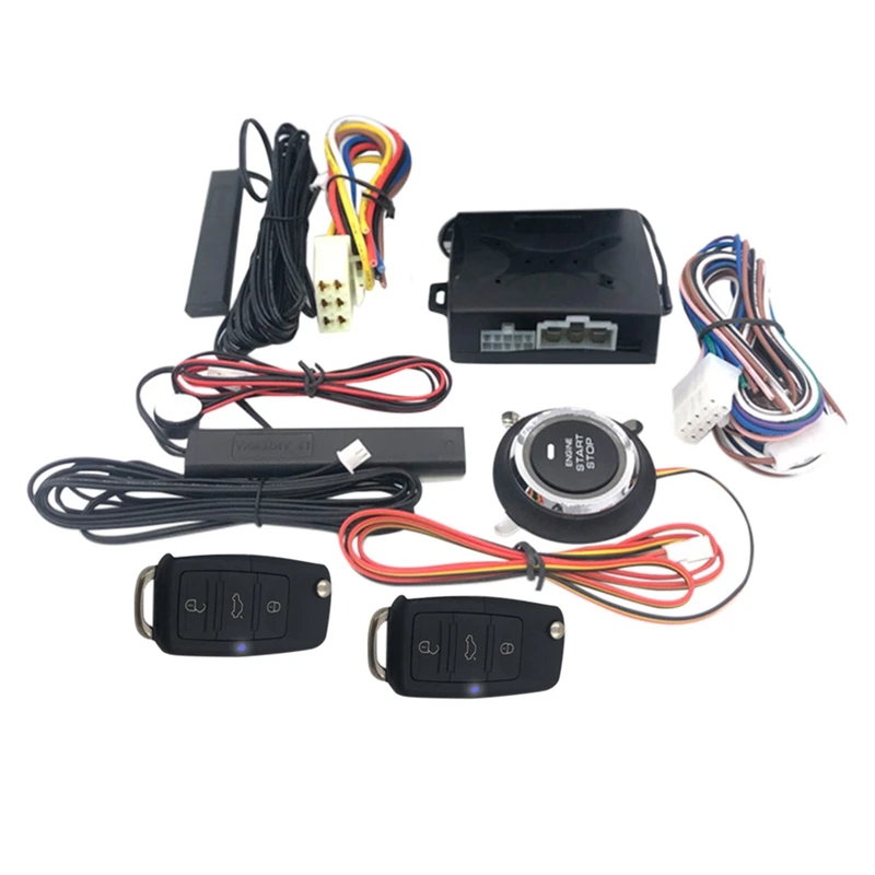 Car One-Button Start Anti-Theft System PKE Keyless Entry Kit Car One-Button Start Stop Button Central Lock
Car One-Button Start Anti-Theft System PKE Keyless Entry Kit Car One-Button Start Stop Button Central Lock