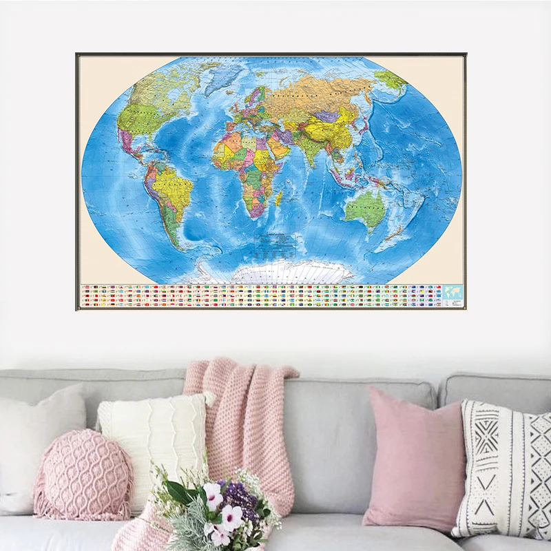 In Russian The World Map Vintage Non-woven Canvas Painting 5 Sizes Wall Art Poster Living Room Home Decoration School Supplies
In Russian The World Map Vintage Non-woven Canvas Painting 5 Sizes Wall Art Poster Living Room Home Decoration School Supplies