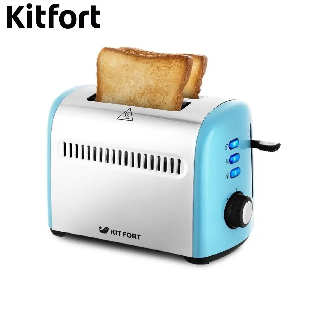 Toaster Kitfort KT-2026 sandwich home kitchen appliances cooking fry bread to make toasts Bread Maker grill | Бытовая техника