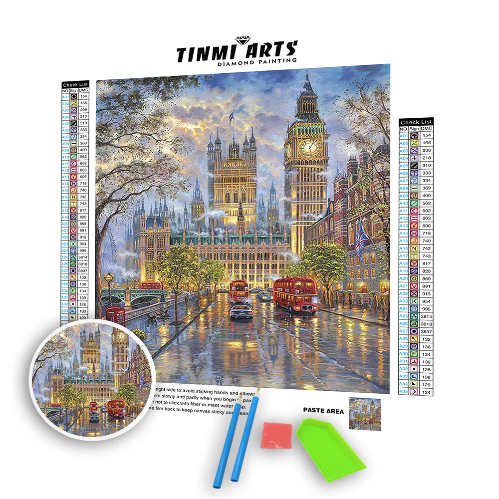 5D Full Round Poured Glue Diamond Painting Kits Scalloped Edge DIY Mosaic Pattern Raining European Street Handmade Embroidery
5D Full Round Poured Glue Diamond Painting Kits Scalloped Edge DIY Mosaic Pattern Raining European Street Handmade Embroidery