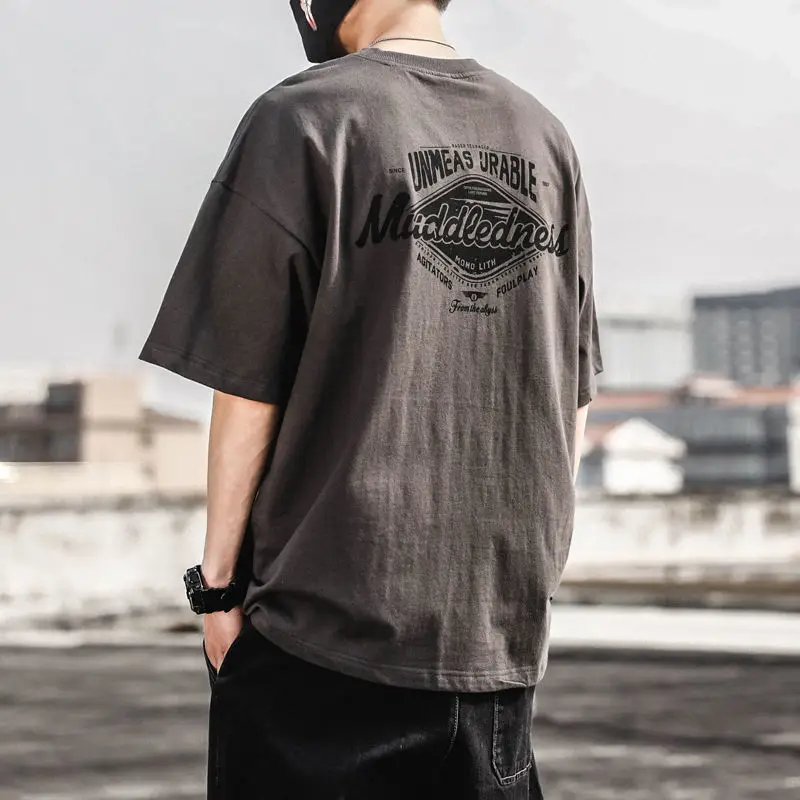 2021 pure cotton loose new printed short-sleeved T-shirt men's tide ins summer Japanese tide brand wild half-sleeved T-shirt
2021 pure cotton loose new printed short-sleeved T-shirt men's tide ins summer Japanese tide brand wild half-sleeved T-shirt