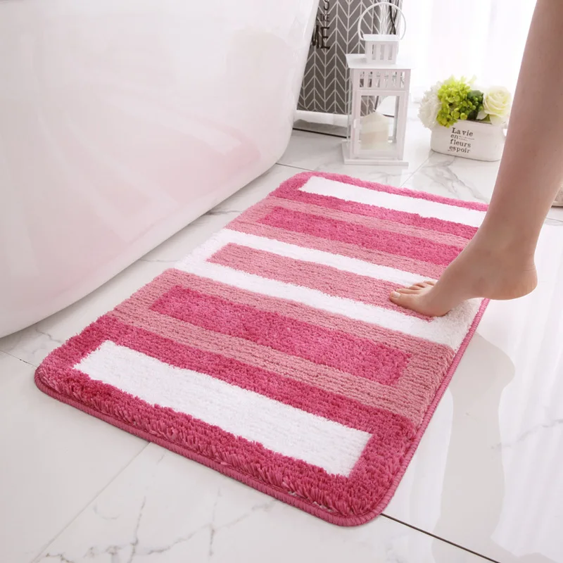 Rectangular Flocking Carpet Floor Mat Household Bathroom Absorbent Foot Mat Non-Slip Mat Carpet in the Bedroom Entrance Door Mat
Rectangular Flocking Carpet Floor Mat Household Bathroom Absorbent Foot Mat Non-Slip Mat Carpet in the Bedroom Entrance Door Mat