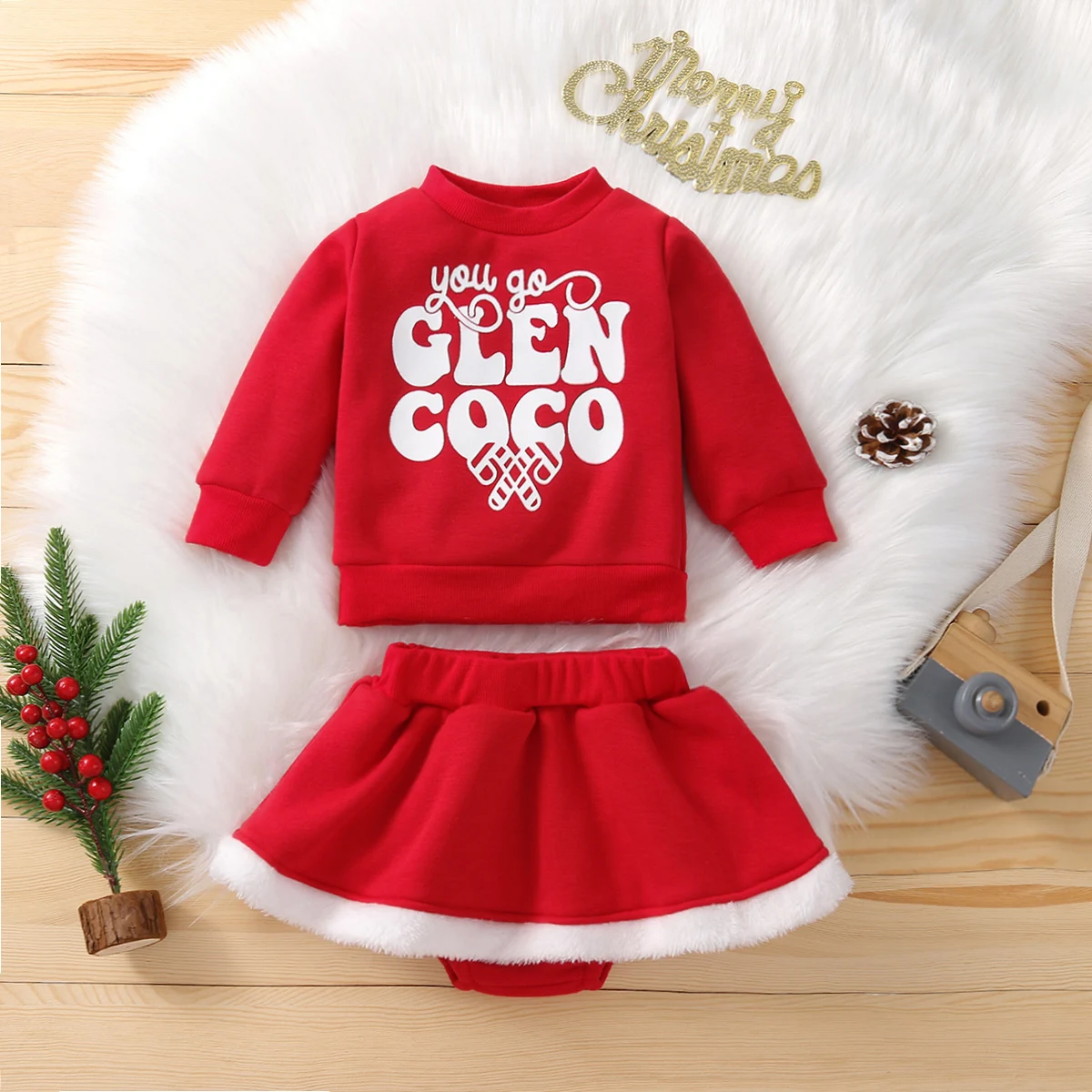Autumn Infant Baby Girls Clothes Sets Christmas Letter Printed Long Sleeve Sweatshirt Tops Ruffles Shorts
Autumn Infant Baby Girls Clothes Sets Christmas Letter Printed Long Sleeve Sweatshirt Tops Ruffles Shorts