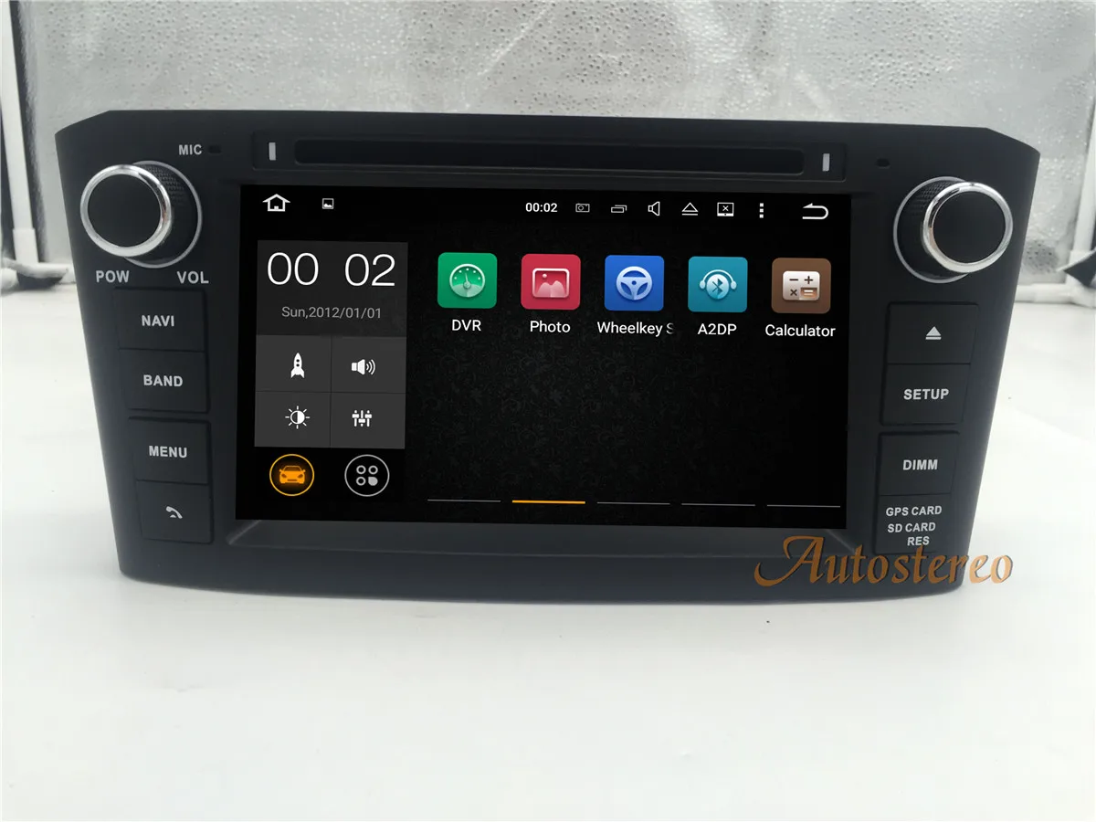 Автомобильный DVD-плеер для Toyota Avensis T25 2002-2008 черный Android 10 0 GPS-навигация