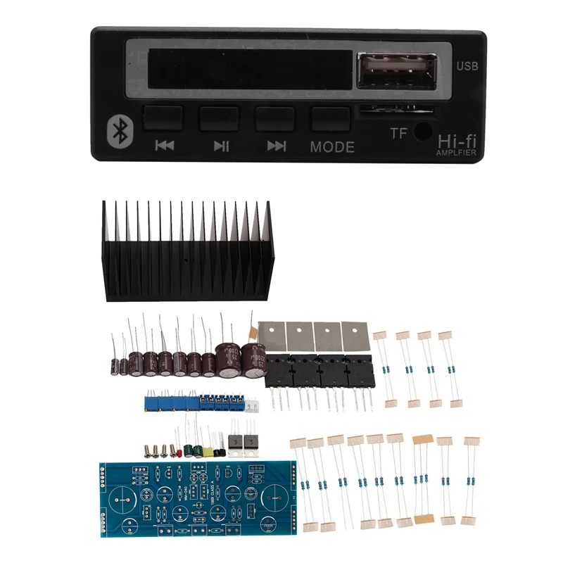 Bluetooth5.0 Mp3 Wma Wav Decoder Board & 1969 Npn 2.0 Channel Class A Amplifier Completed Board
Bluetooth5.0 Mp3 Wma Wav Decoder Board & 1969 Npn 2.0 Channel Class A Amplifier Completed Board