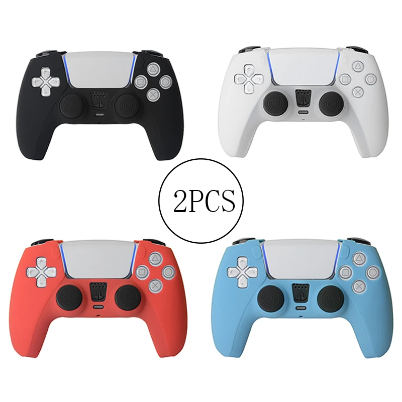 Резиновый силиконовый чехол для игрового контроллера PS5 2 шт., противоскользящий пылезащитный чехол для беспроводного геймпада Sony Playstation 5
Резиновый силиконовый чехол для игрового контроллера PS5 2 шт., противоскользящий пылезащитный чехол для беспроводного геймпада Sony Playstation 5