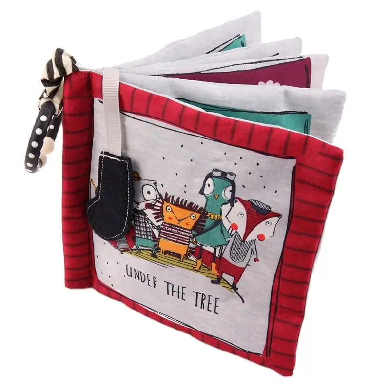 Baby Early Learning Cloth Book 10 Page Storytelling English Educational Toy Book Preschool Paper Book with ring
Baby Early Learning Cloth Book 10 Page Storytelling English Educational Toy Book Preschool Paper Book with ring