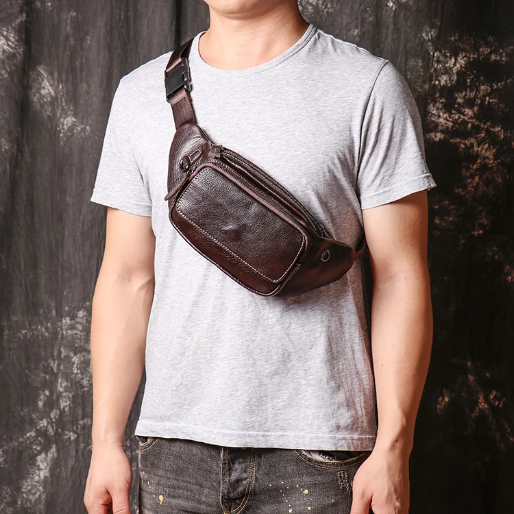 Men Waist Packs Genuine Leather Travel Waist Bag Male Fanny Pack Belt Bag Phone Pouch Bags Small Leather Pouch
Men Waist Packs Genuine Leather Travel Waist Bag Male Fanny Pack Belt Bag Phone Pouch Bags Small Leather Pouch