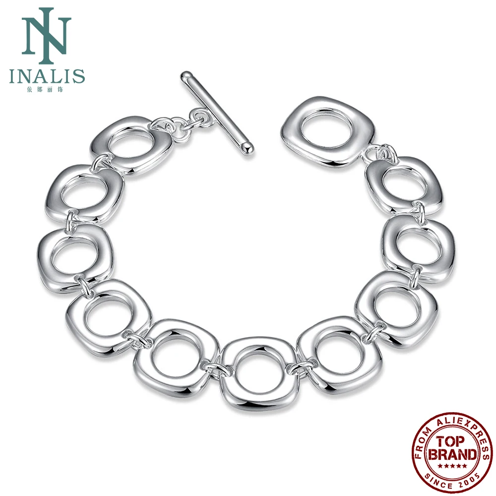 INALIS Geometry Square Circle Women Bracelets Beautiful Accessories Bracelet Unisex Party Prom Charm Fashion Jewelry Hot Sale
INALIS Geometry Square Circle Women Bracelets Beautiful Accessories Bracelet Unisex Party Prom Charm Fashion Jewelry Hot Sale