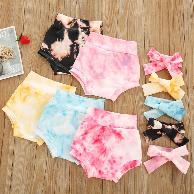 Newborn Baby Girls Boys Tie-Dye Printed Shorts Headband 2pcs Elastic High Waist Shorts Bottoms Summer Baby Shorts
Newborn Baby Girls Boys Tie-Dye Printed Shorts Headband 2pcs Elastic High Waist Shorts Bottoms Summer Baby Shorts