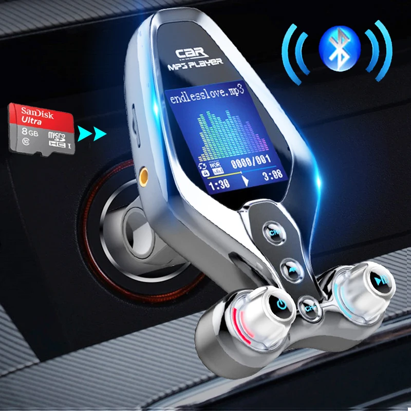 2023 Wireless FM Transmiter Bluetooth 5.0 Handsfree AUX FM Radio QC3.0 USB Fast Car Charger Cars USB MP3 Player Support 128G TF
2023 Wireless FM Transmiter Bluetooth 5.0 Handsfree AUX FM Radio QC3.0 USB Fast Car Charger Cars USB MP3 Player Support 128G TF