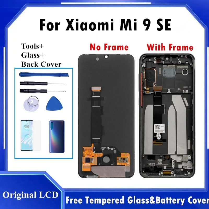 5.97'' AMOLED LCD Display For Xiaomi Mi 9 SE LCD Display Touch Screen Digitizer Assembly Replacement Parts For Mi9 SE With Frame
5.97'' AMOLED LCD Display For Xiaomi Mi 9 SE LCD Display Touch Screen Digitizer Assembly Replacement Parts For Mi9 SE With Frame