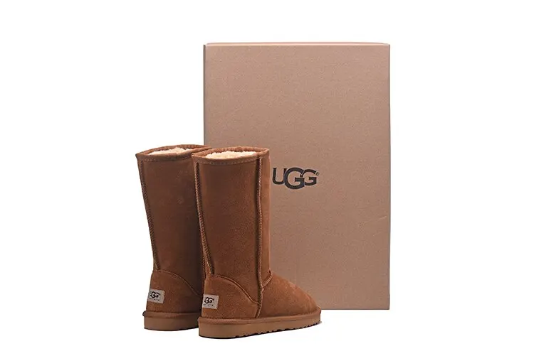 2020 Original UGG Boots 5815 Women uggs snow shoes Winter Boots UGG Women's Classic Leather Tall Snow Boot ugged women shoes