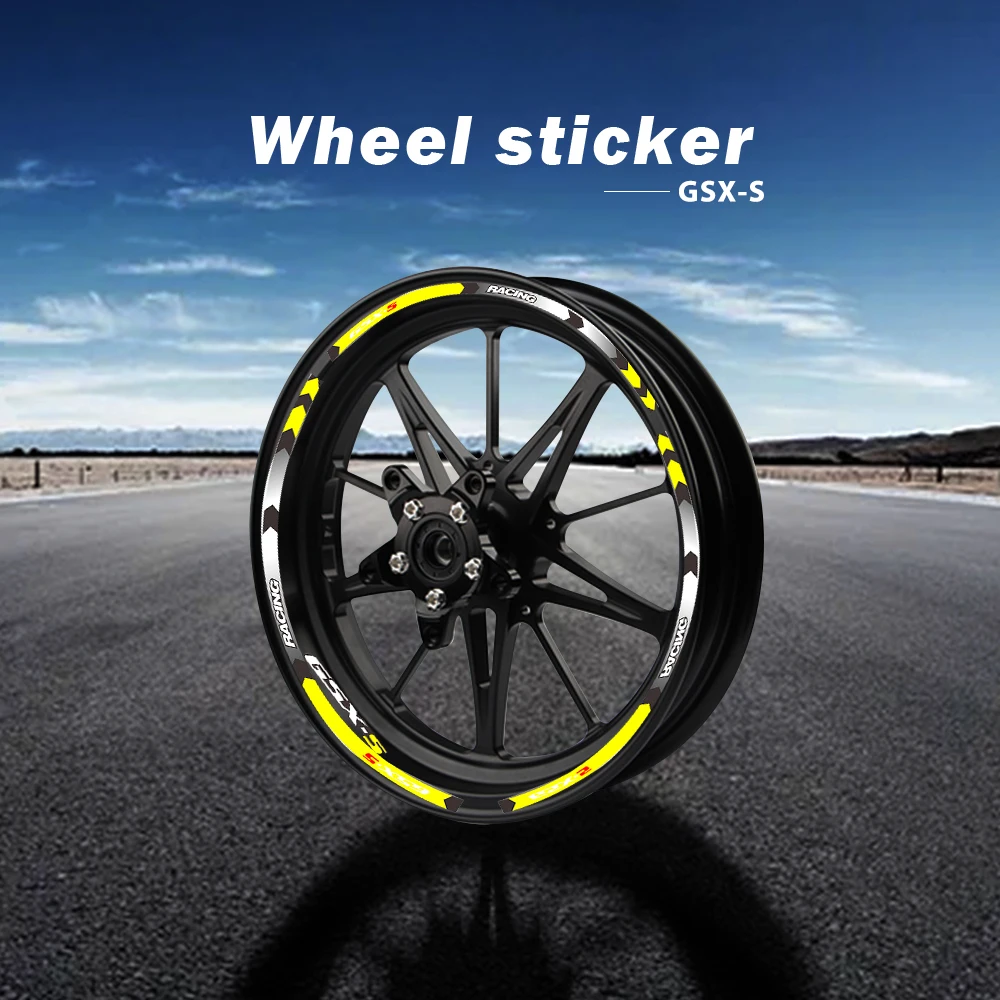 Motorcycle Wheel Sticker Reflective Rim Stripe Tape Motorbike Decal Styling Stickers for SUZUKI GSX-S 750 1000
Motorcycle Wheel Sticker Reflective Rim Stripe Tape Motorbike Decal Styling Stickers for SUZUKI GSX-S 750 1000