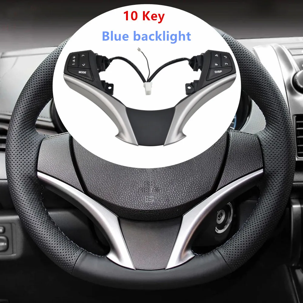 Control Switch 84250-0D120 84250-0D120-E0 Multifunctional Steering Wheel Fit for Toyota Yaris 2013-2016 10 Key Blue light
Control Switch 84250-0D120 84250-0D120-E0 Multifunctional Steering Wheel Fit for Toyota Yaris 2013-2016 10 Key Blue light