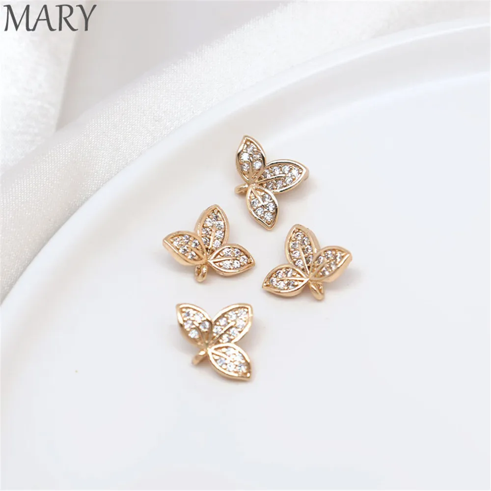 14K gold set zircon leaf pendant clasp handmade DIY accessories necklace pendant connection buckle material
14K gold set zircon leaf pendant clasp handmade DIY accessories necklace pendant connection buckle material