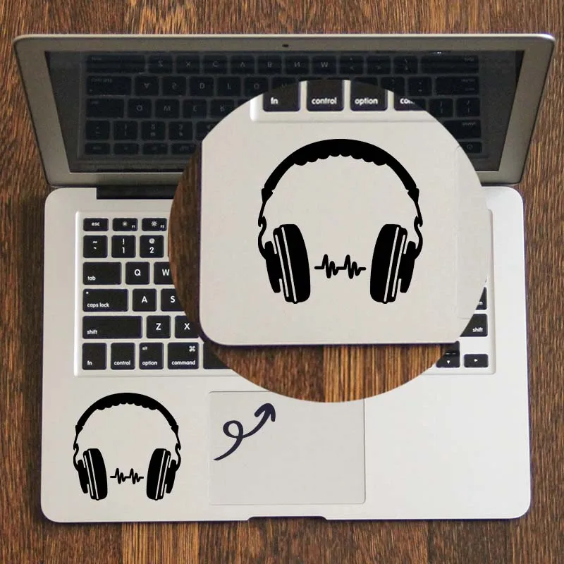 Стикер для наушников музыкального ноутбука Macbook Спортивная наклейка Pro 16 дюймов