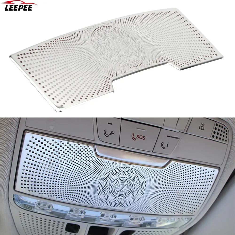 

Trim Decoration Strips Car Reading Light Cover Interior Roof Lamp Frames Car-Styling for Mercedes Benz C Class W205 GLC
