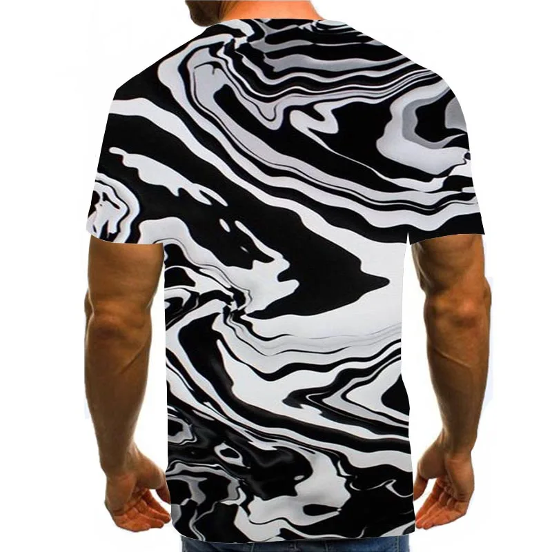 Men Graphic T Shirts 3D Print Shirt Round Neck Summer Short Sleeve Daily Tops Abstract Tees Black And White
Men Graphic T Shirts 3D Print Shirt Round Neck Summer Short Sleeve Daily Tops Abstract Tees Black And White