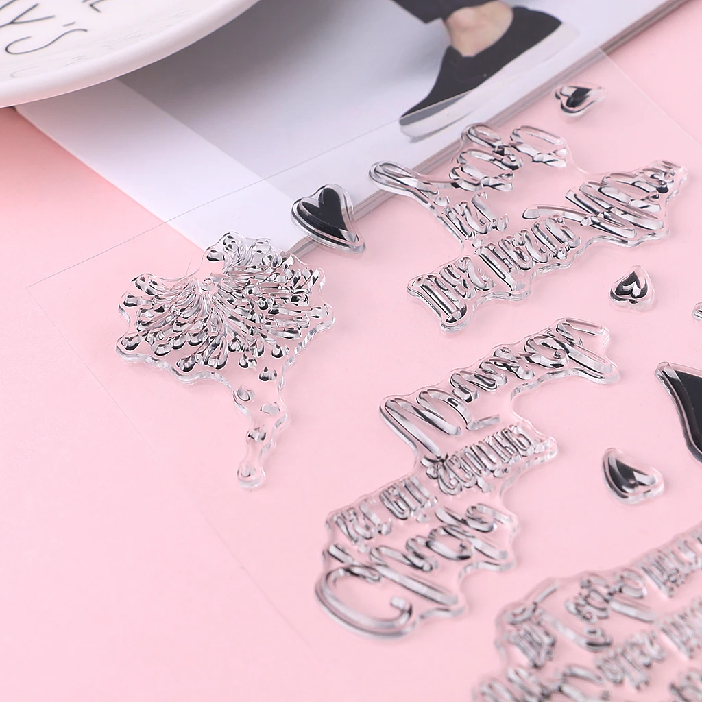 Nice DIY Silicone Clear Stamp Cling Seal Scrapbook Embossing Album Decor Craft 
Nice DIY Silicone Clear Stamp Cling Seal Scrapbook Embossing Album Decor Craft