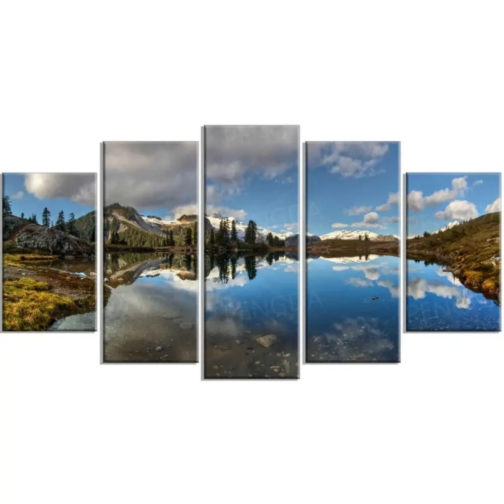 Wall Artwork Modular Lake View Painting Sky Picture Hd Prints Home Poster Plant Canvas 5 Set Living Room Decoration No Frame
Wall Artwork Modular Lake View Painting Sky Picture Hd Prints Home Poster Plant Canvas 5 Set Living Room Decoration No Frame