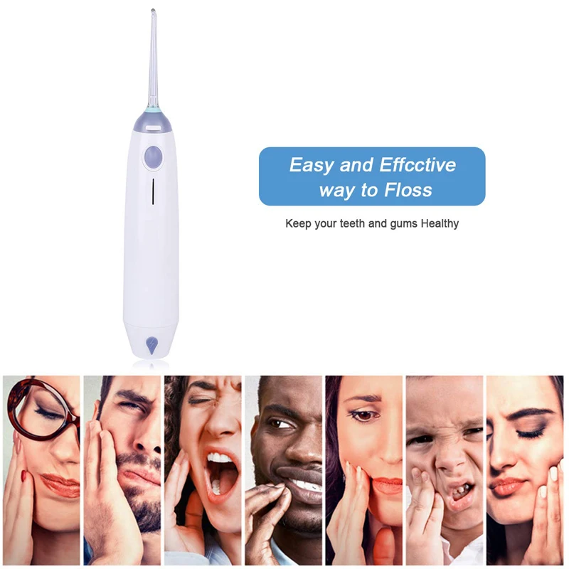 Electric Dental Water Flosser Power Cordless Oral Irrigator Portable With Removes debris and reduces bacteria - Travel And Home | Бытовая