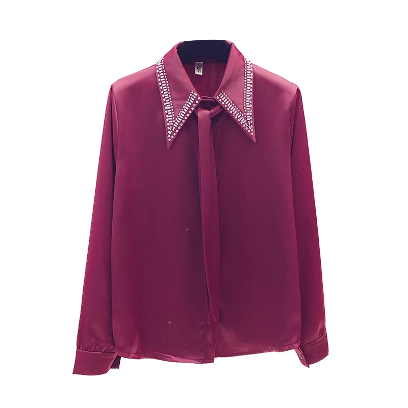 2021 Summer New Loose Women Blouse and Shirts Diamond Fashion Chiffon Lady Outwear Shirts Tops
2021 Summer New Loose Women Blouse and Shirts Diamond Fashion Chiffon Lady Outwear Shirts Tops