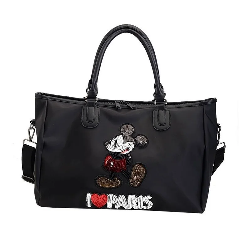 Disney Handbag Mickey Mouse Waterproof Travel Bag Black Cartoon Printed Oxford Cloth Hand Bag Man Woman Mummy Travel Bag Bags
Disney Handbag Mickey Mouse Waterproof Travel Bag Black Cartoon Printed Oxford Cloth Hand Bag Man Woman Mummy Travel Bag Bags