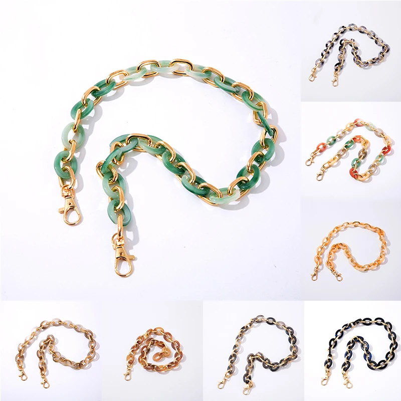 Acrylic Resin Bag Chain Strap For Handbags Handle Chic Shoulder Bag Strap for Bags Accessories DIY Acrylic Chain Bag Parts
Acrylic Resin Bag Chain Strap For Handbags Handle Chic Shoulder Bag Strap for Bags Accessories DIY Acrylic Chain Bag Parts