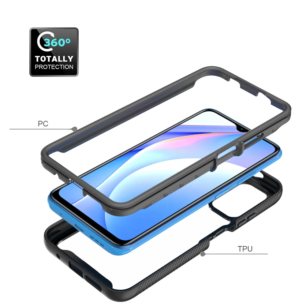 Hybrid Full Body Rugged Clear Protection Cover For Xiaomi Poco M3 Case Shockproof TPU Bumper Crystal Cases PocoM3 Phone Cover
Hybrid Full Body Rugged Clear Protection Cover For Xiaomi Poco M3 Case Shockproof TPU Bumper Crystal Cases PocoM3 Phone Cover
