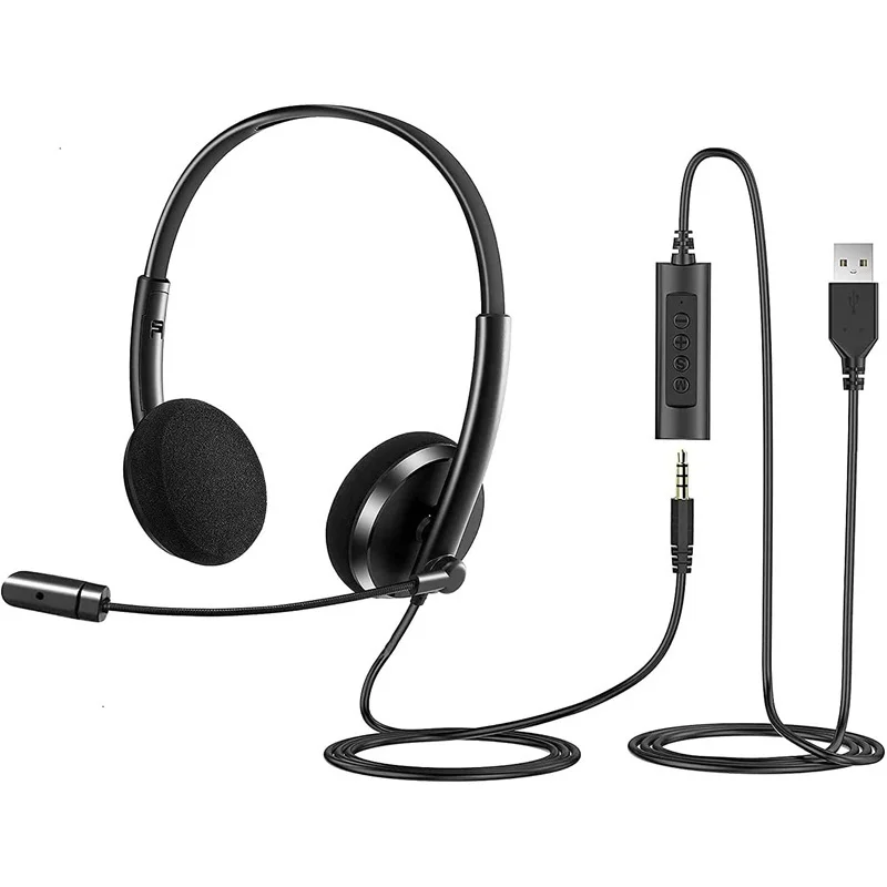 USB-гарнитура, компьютерные наушники с шумоподавлением, микрофоном, подключи и работай, для ПК, дома, офиса, колл-центра, телефонные наушники для ноутбука
USB-гарнитура, компьютерные наушники с шумоподавлением, микрофоном, подключи и работай, для ПК, дома, офиса, колл-центра, телефонные наушники для ноутбука
