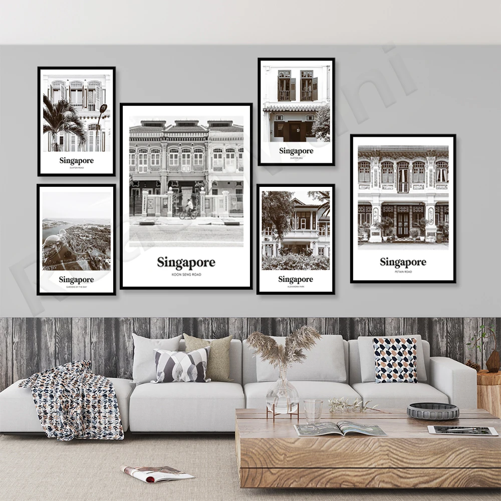 Черно-белые дорожные постеры с изображением Сингапура, портрет Марины Бэй, Александры парк, азиатские постеры для фотографий, для путешеств...
Черно-белые дорожные постеры с изображением Сингапура, портрет Марины Бэй, Александры парк, азиатские постеры для фотографий, для путешеств...
