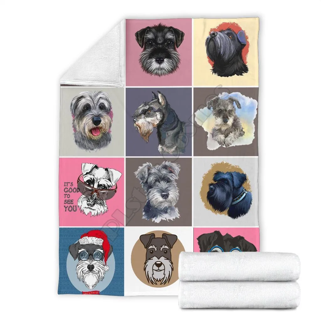 Cute schnauzer faces fleece blanket wearwanta Printed Wearable Blanket Adults/kids Fleece Blanket Sherpa Blanket
Cute schnauzer faces fleece blanket wearwanta Printed Wearable Blanket Adults/kids Fleece Blanket Sherpa Blanket