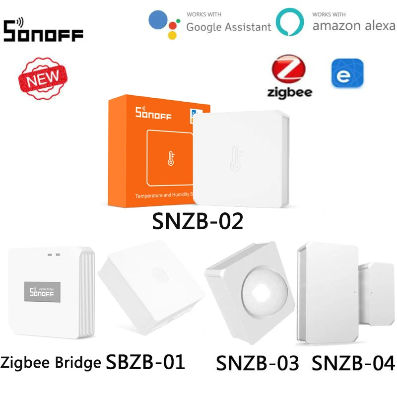SONOFF SNZB-02 ZigBee датчик температуры и влажности в режиме реального времени уведомления EWeLink приложение работает с SONOFF Zigbee Sonoff ZBBridge
SONOFF SNZB-02 ZigBee датчик температуры и влажности в режиме реального времени уведомления EWeLink приложение работает с SONOFF Zigbee Sonoff ZBBridge