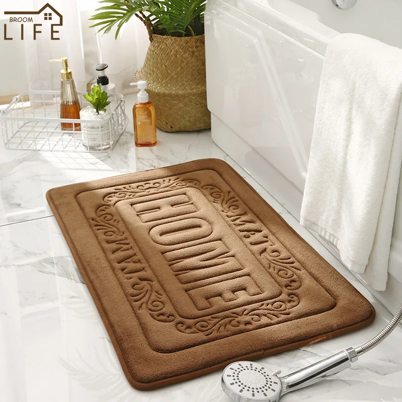 Thick Polyester Bathroom Mat Anti-slip Absorbent Bathing Rugs Soft Shower Carpet Foot Massage Pad Bathtub Non-slip Bath Mat
Thick Polyester Bathroom Mat Anti-slip Absorbent Bathing Rugs Soft Shower Carpet Foot Massage Pad Bathtub Non-slip Bath Mat