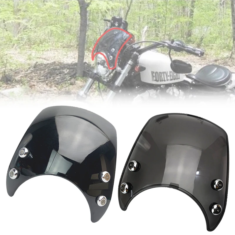 XL 883 лобовое стекло алюминий 39 мм 41 для Harley Sportster 1200 моделей 2004 2005 2006 2007 2008 2019