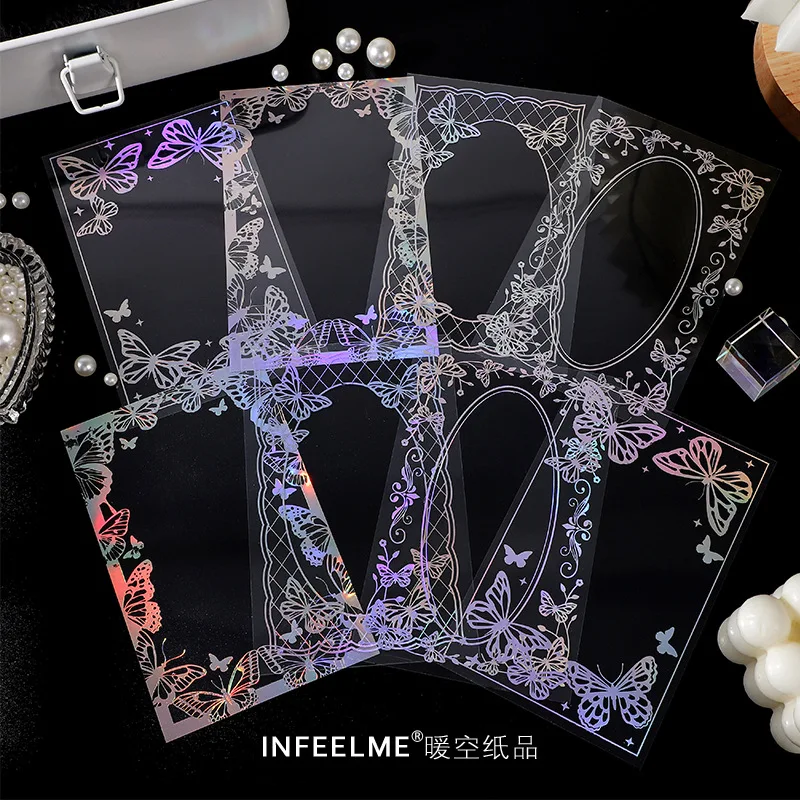 8 Pcs/pack Transparent Vintage Frame Collage Decorative Stickers Scrapbooking Diy Stick Label Diary Stationery Album Journal
8 Pcs/pack Transparent Vintage Frame Collage Decorative Stickers Scrapbooking Diy Stick Label Diary Stationery Album Journal