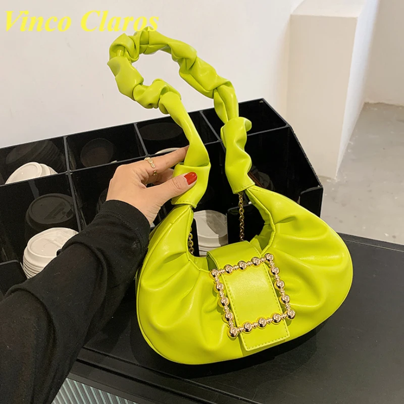Fashion Ruched Cloud Bag Shoulder Bags Women 2021 Sac A Main Chains Leather Crossbody Bags Purses and Handbags Luxury Designer
Fashion Ruched Cloud Bag Shoulder Bags Women 2021 Sac A Main Chains Leather Crossbody Bags Purses and Handbags Luxury Designer