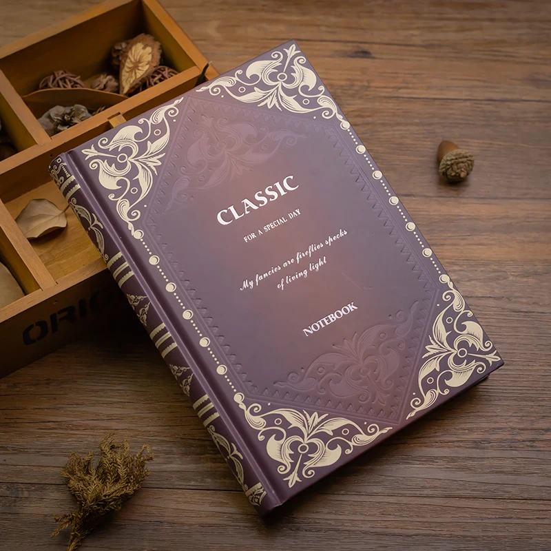 European-style Notebook Literary Exquisite Simple Retro Antique Diary A5 Personality Creative Magic Book 320 pages
European-style Notebook Literary Exquisite Simple Retro Antique Diary A5 Personality Creative Magic Book 320 pages