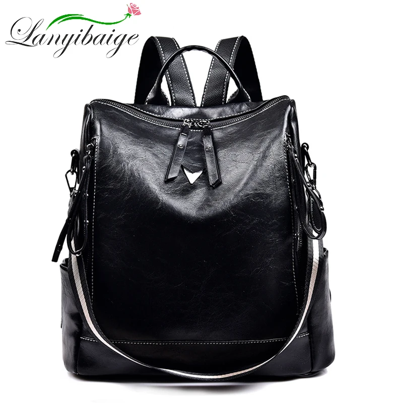 LANYIBAIGE New High Quality Soft Pu Leather Backpacks College Girl Backpacks Large Capacity Travelling Backpacks For Women 2022
LANYIBAIGE New High Quality Soft Pu Leather Backpacks College Girl Backpacks Large Capacity Travelling Backpacks For Women 2022