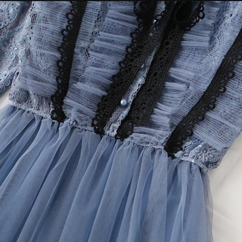 Spring Female Sweet Gauze Mesh Lace Dress 2021 Long Sleeve Ruffles Pleated Dresses Elastic Waist Women Party Dress Two Piece
Spring Female Sweet Gauze Mesh Lace Dress 2021 Long Sleeve Ruffles Pleated Dresses Elastic Waist Women Party Dress Two Piece