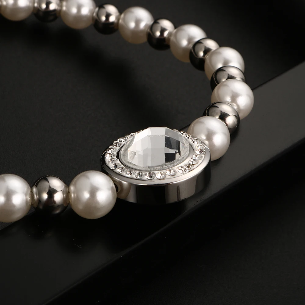 Flexible Genuine Natural Freshwater Pearl Bracelets Bangles Charm Crystal Beaded Bracelet Round Pearl Jewelry Gift For Women
Flexible Genuine Natural Freshwater Pearl Bracelets Bangles Charm Crystal Beaded Bracelet Round Pearl Jewelry Gift For Women